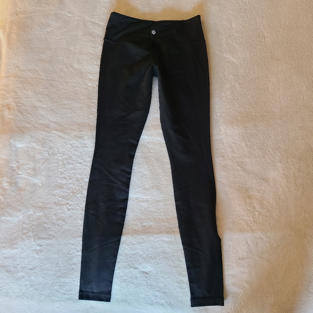 Lululemon Wunder Under Pant Color Blocked Size 6 Floral Print Leggings - Picture 7 of 7